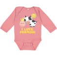 thumbnail image 3 of Inktastic I Love Farming- farm animals Boys or Girls Long Sleeve Baby Bodysuit, 3 of 5