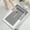 Gray, variant on Usbinx Life Diatomite Bath Mat 23.6x15.7in Super Absorbent Quick Dry Non Slip Thin Bathroom Rug Stain Proof Easy Clean Floor Mat for Shower Tub Vanity 1 Piece