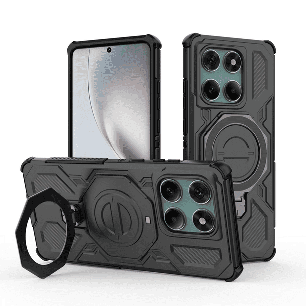Funda GANGXUN para Motorola Edge 60 Fusion 5G , magnética, ligera, soporte 360°, antigolpes