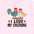 thumbnail image 4 of Inktastic Chicken Farmer I Love My Chickens Boys or Girls Baby T-Shirt, 4 of 5