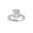 Sterling Silver, variant on ARAIYA FINE JEWELRY 10K White Gold Oval and Round-Shape Lab Grown Diamond Solitaire Engagement Ring (3 1/2 Cttw, D-F Color, VS1 Clarity) Size 7.5