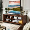 thumbnail image 4 of Costway 58" Support de Télévision Console Multimédia Meubles de Rangement en Bois Expresso, 4 of 10