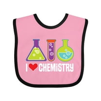 Inktastic I Love Chemistry Science Boys or Girls Baby Bib