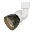 thumbnail image 3 of Cal Lighting HT-888-LED Plastic & Metal Track Fixture in White/Smoked Glass Gray, 3 of 3