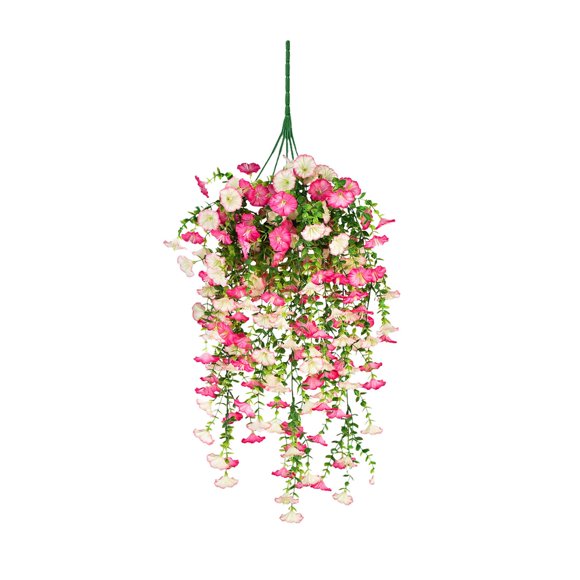 Flowers Decoration for Living Spaces Natural Morning Glory Silk Hanging Arrangements Any Room Theme