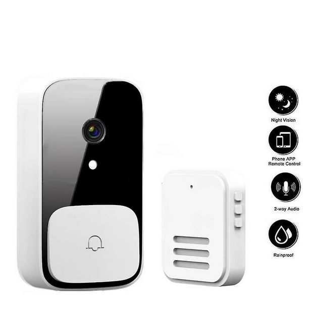 Sonnette vidéo Wifi extérieure intelligente porte cloche appel interphone  maison intelligente sans fil porte cloche anneau téléphone caméra de  sécurité à domicile 