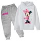 thumbnail image 3 of Conjunto de ropa de Minnie Mouse para niñas pequeñas con traje de otoño e invierno Conjunto de sudaderas con capucha de Mickey Mouse para niños pequeños Ropa para niños pequeños, 3 of 5
