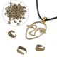 thumbnail image 3 of Metal Pinch Bail Connector Semillas Colgantes Hallazgos Charm Pendant Broches Hebilla para Fabricación Hallazgo , bronce Soledad broche colgante, 3 of 9