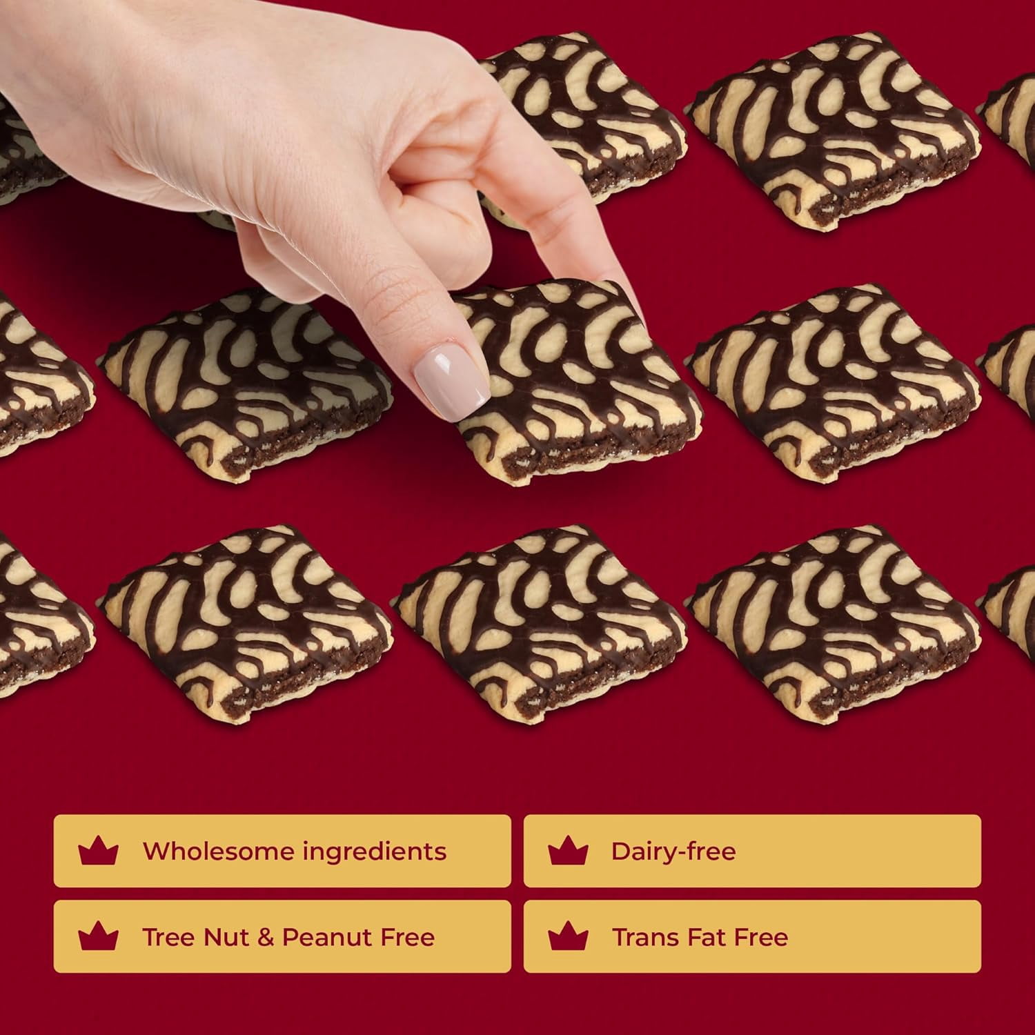 Reisman’s Brownie Bar, Dairy-Free Baked Goods and Dessert Gift Box, 24-Pack
