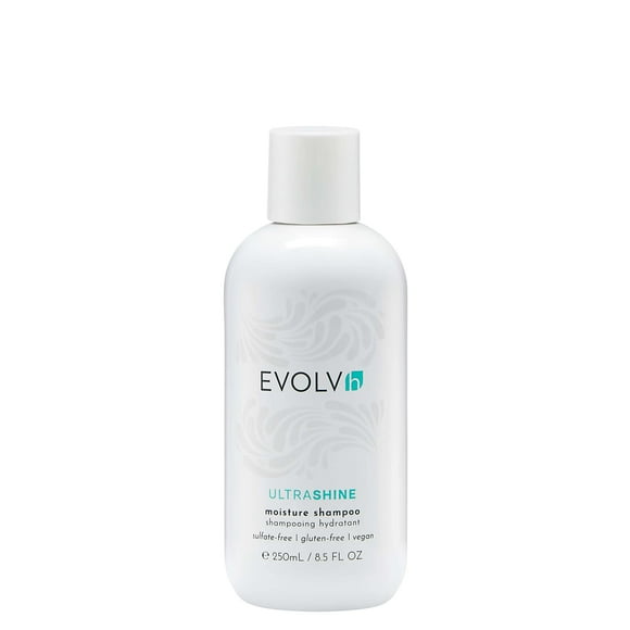 EVOLVh - Champú hidratante natural UltraShine | Cuidado del cabello limpio, vegano y no tóxico (8.5 fl oz | 250 ml)