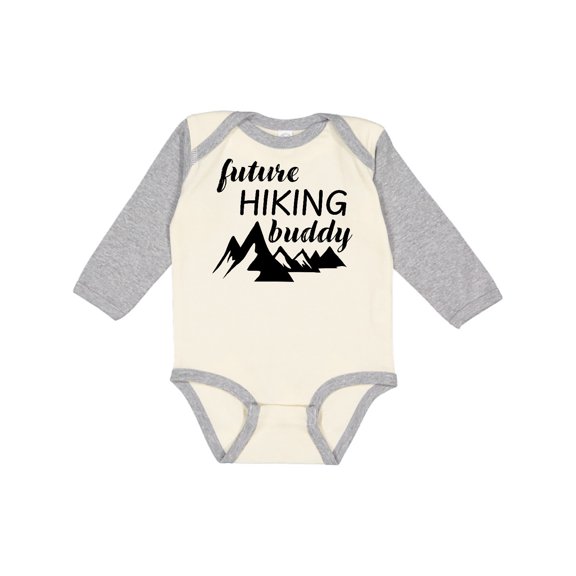 Inktastic Future Hiking Buddy Boys or Girls Long Sleeve Baby Bodysuit
