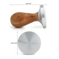 thumbnail image 1 of Moderate Coffee Tamper 58mm Wood Coffee Tamper, Coffee Beans Tamper, Coffee Enthusiast For Coffee Lover, 1 of 8