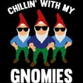 thumbnail image 3 of CafePress - Chillin' With My Gnomies Men's Dark Pajamas - Men's Dark Loose Fit Cotton Pajama Set, 3 of 4