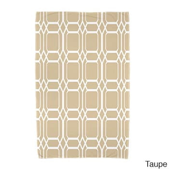 30" x 60" O the Fun Geometric Print Beach Towel