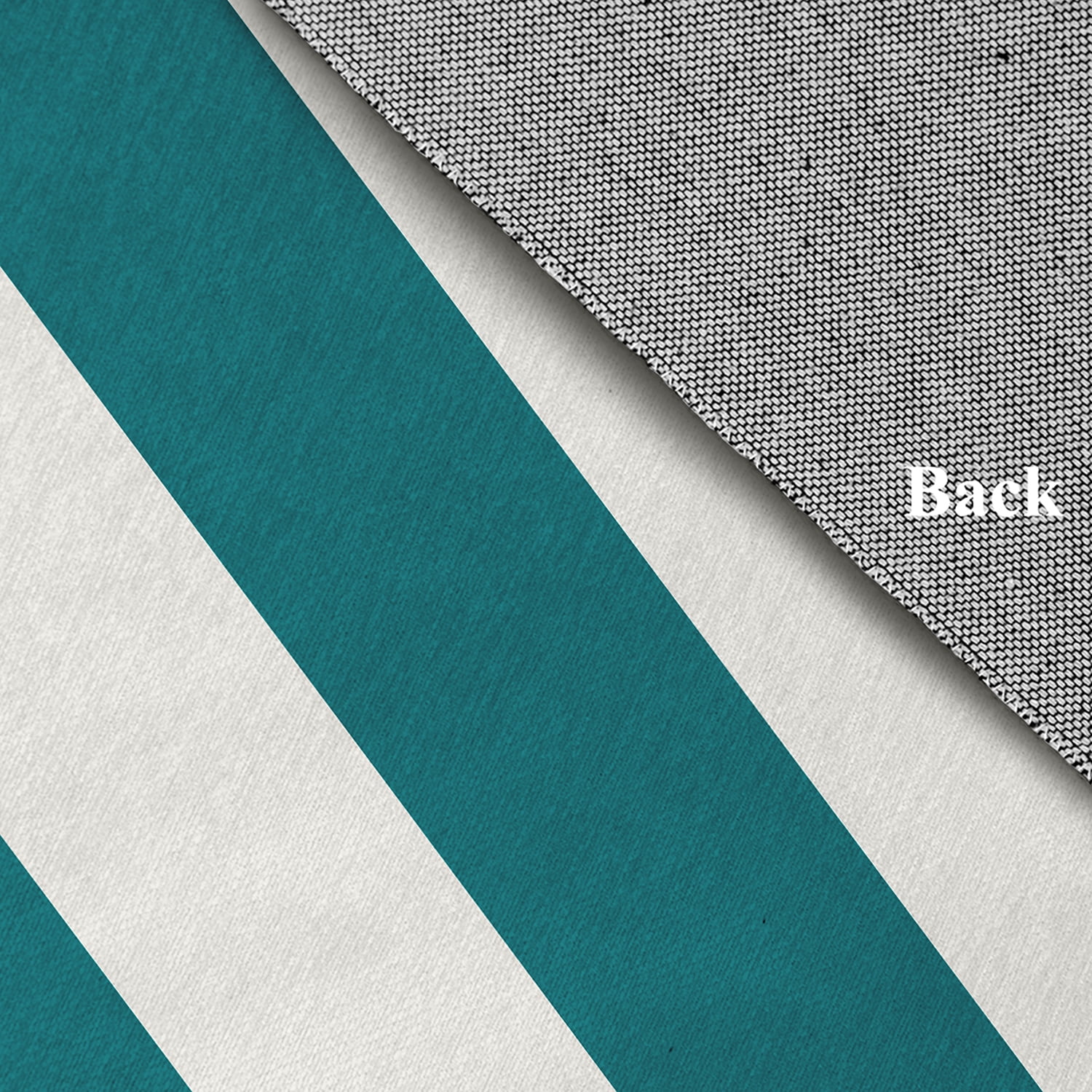 Simply Daisy 2' x 3' Graduated Stripe Chenille Rug, Ocean Teal