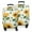 White Sunflower Green, variant on Yellow Green Leaf Sunflower Pattern Luggage Cover Fashion Suitcase Cover Baggage Covers Fit 25-28 Inch Luggage (Go Travel)