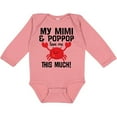 thumbnail image 3 of Inktastic Mimi and PopPop Love Me Boys or Girls Long Sleeve Baby Bodysuit, 3 of 5