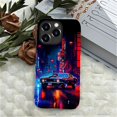 thumbnail image 5 of Punmada Compatible with iPhone 11 Pro Glossy Case For Girl Boy Full Body Protective Hard Shell Esthetics Pattern Night City Cars, 5 of 7