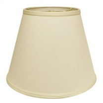 14 in. Ivory Empire Deep Slanted No Slub Lampshade, Egg