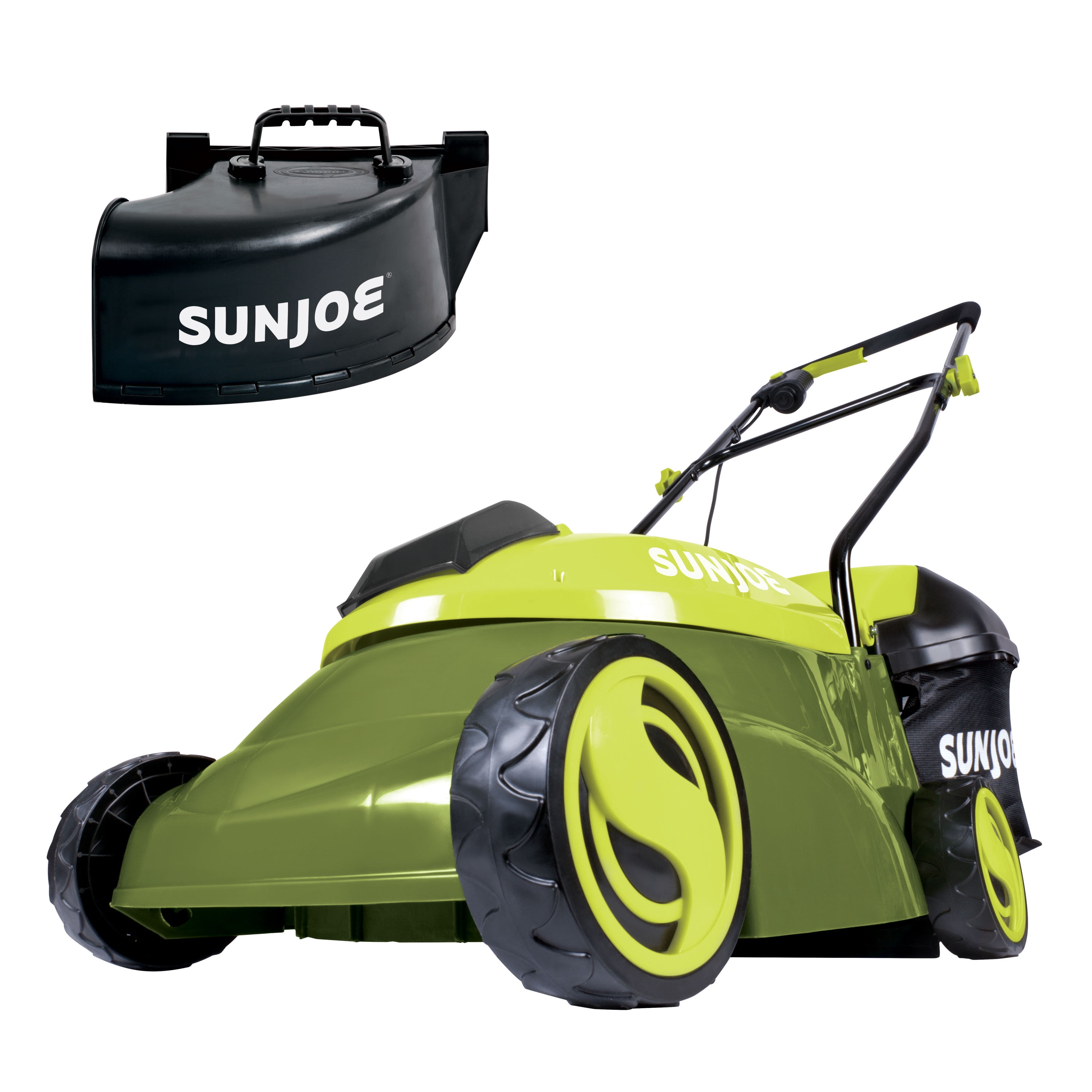 Sun Joe 28V Cordless 14 Brushless Push Lawn Mower, 3-Position, 4.0-Ah 