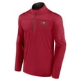 thumbnail image 2 of Men's Fanatics Red Tampa Bay Buccaneers Defender Half-Zip Top, 2 of 3