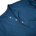 thumbnail image 7 of Krdevn Men's Classic Solid Color Long Sleeve Casual Loose T Shirt Top,M, 7 of 7