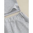 thumbnail image 5 of Baby Boy Shorts Set Short Sleeve Turn-down Collar T-shirt with Elastic Waist Shorts Summer 2 Piece Outfit, 5 of 7