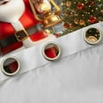 thumbnail image 4 of Manfei 3D Santa Claus Curtains Pack of 2 (42x84 Each) for Kids, Cartoon Bear Gifts Curtains Blackout, Happy New Year Bedroom Curtains, Window Curtains Room Decor, 4 of 6