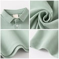thumbnail image 5 of NIEWTR Boys Polo Shirt Hiking and Running Polo Short Sleeve Lightweight Athletic for Outdoor Activities and Sports（Green,18-24 Months), 5 of 9