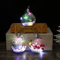 thumbnail image 4 of 6Pcs Shining Christmas Balls With LED Light Pendants Refillable Ball Christmas Tree Hanging Ball Ornaments For Party, 4 of 8