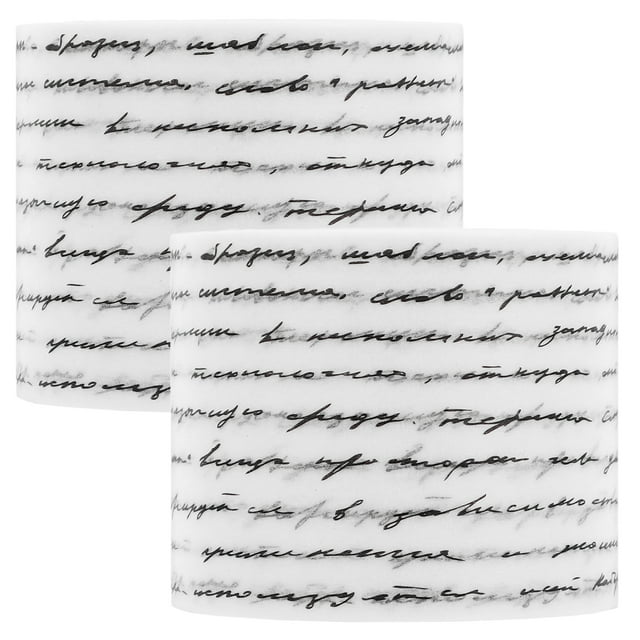 MasteelfCA 2 Rolls Handwritten English Tapes DIY Decor Adhesive DIY Stickers Washi Tape Set