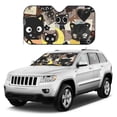 Jeep Grand Cherokee Sun Shade - 5-Layer Reflective Windshield Cover For 2011-2022 WK2, Heat & UV Blocker