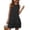 Black, variant on Dress for Women Polka Dot Mini Tank Dress Summer Ruffle Short Sundress Beach Sleeveless Babydoll Dresses,Red (XXL)
