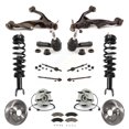 thumbnail image 1 of Transit Auto Front Disc Rotors Brake Pads Bearings Arms Shock Assembly Suspension Kit (15Pc) for Car Ram 1500 Dodge Excludes Rear Wheel Drive TRX Models with Air Ride/Lift 4WD KM-100199, 1 of 11
