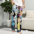 thumbnail image 4 of Rick And Morty Pajamas Pants 3D Printing Wide Leg PJ Pant Loungewear Casual Comfy Sleepwear Lounge Pants for Men Women4XL, 4 of 9