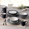 thumbnail image 6 of Noritake Colorwave Slate + Graphite 16-Piece Curve Dinnerware Set in Mixed Slate and Graphite, Service for 4, 6 of 7