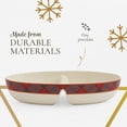 thumbnail image 4 of Spode Christmas Tree Tartan Divided Dish, 13-Inch Round Festive Holiday Serveware, Fine Porcelain Christmas Tableware for Dinner Parties, Holiday Entertaining - Seasonal Platters & Decorative Trays, 4 of 7