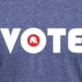thumbnail image 3 of CafePress - Vote Red Mens Tri Blend T Shirt - Mens Tri-blend T-Shirt, 3 of 4