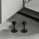 thumbnail image 1 of unbranded 1Par Soporte De Barra Negro De Acero Inoxidable Para Ropa Y Con Alta Estabilidad, 1 of 8