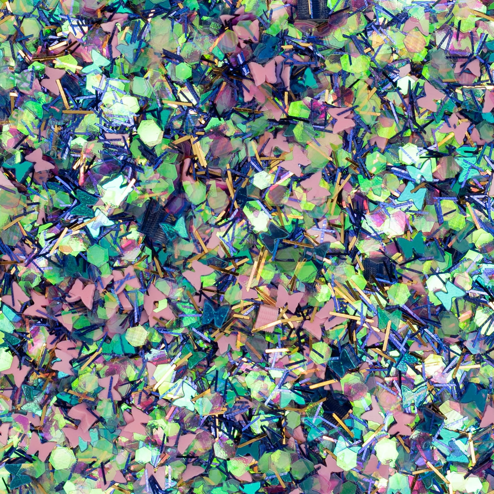 Recollections Butterfly Confetti Specialty Polyester Glitter, 0.7oz., 12 Pack