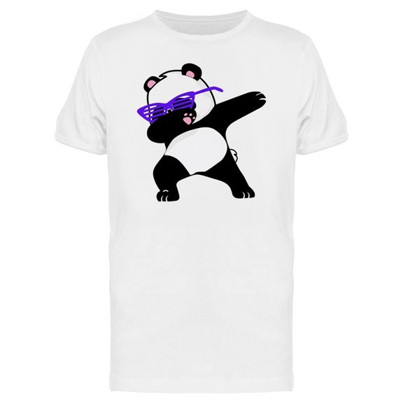 Dabbing Panda Glasses Tee Men's -Image by Shutterstock