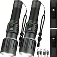 thumbnail image 1 of Linterna Tactica Victoper P70G 2P LED 1000 Lumenes Recargable 5 Modos Zoomable Pack 2 Unidades, 1 of 5