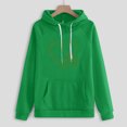 thumbnail image 6 of Fanxing Women's Two Piece Oversized St Patrick Sweatsuits Outfits Long Sleeve Pullover Tops & Pants Tracksuit Lounge Sets, 6 of 8