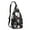 Black-210, variant on Sling Backpack - Multi-Pocket Crossbody Bag for Athletes & Fitness Enthusiasts