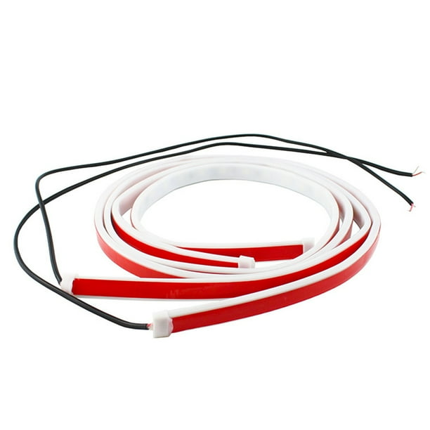 2Pcs LED Anti Collision Door Warning Light Universal Safety Flexible