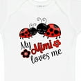 thumbnail image 4 of Inktastic My Mimi Loves Me with Cute Ladybugs Boys or Girls Baby Bodysuit, 4 of 5