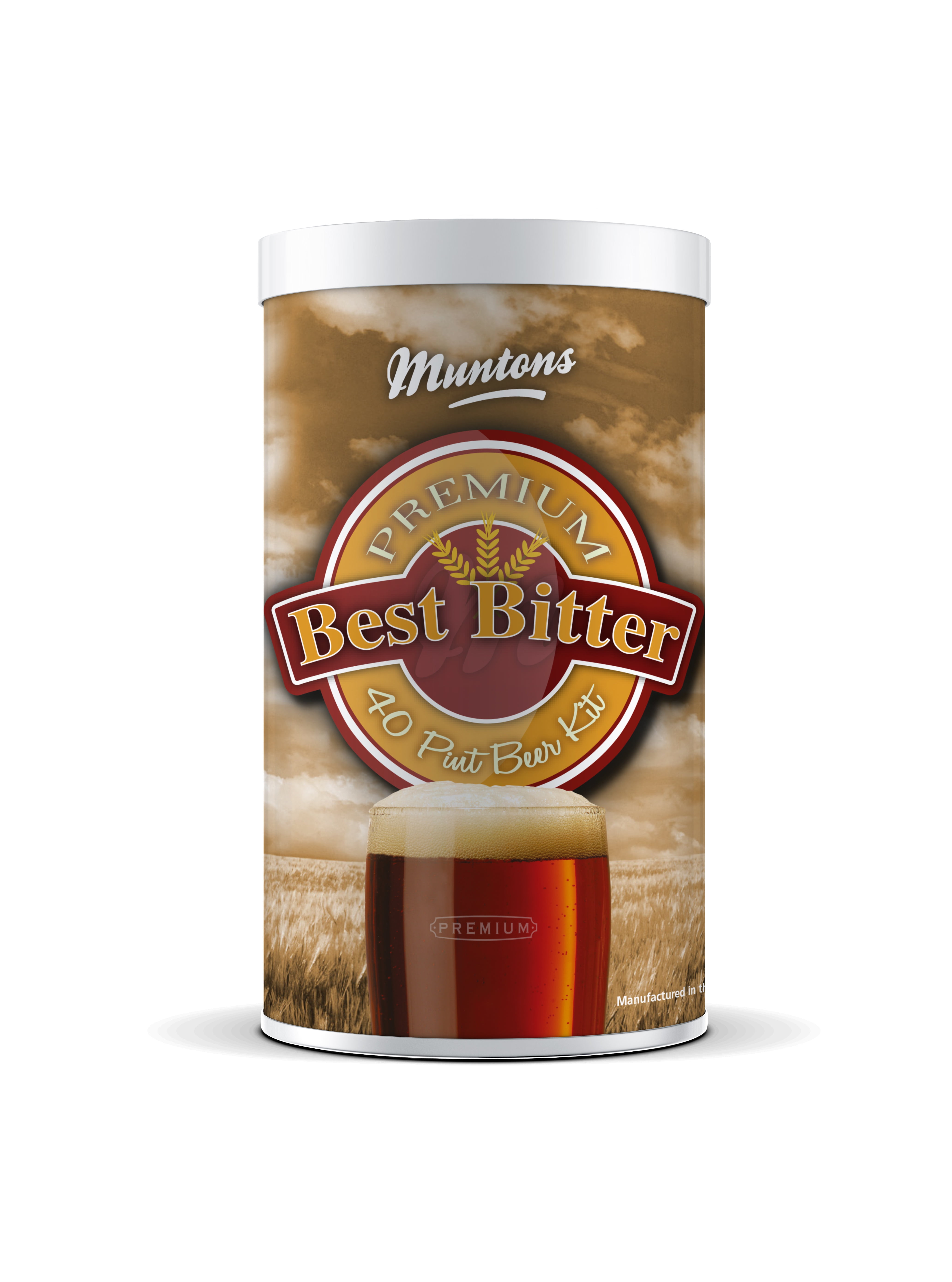 Muntons Beer Making Kit (Best Bitter) Premium Range Beer Mix for