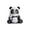 B, variant on 4.72 Inches Sitting Panda Coin Bank Resin Money Saving Box for Kids Desk Decor, Cute Panda with Baby Piggy Bank Creative Gift for Children Room Decoration