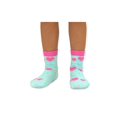 thumbnail image 5 of TeeHee Little Kids Girls Cotton Fashion Crew Socks 6 Pair Pack (9-10 Years, Hearts Stripe), 5 of 8