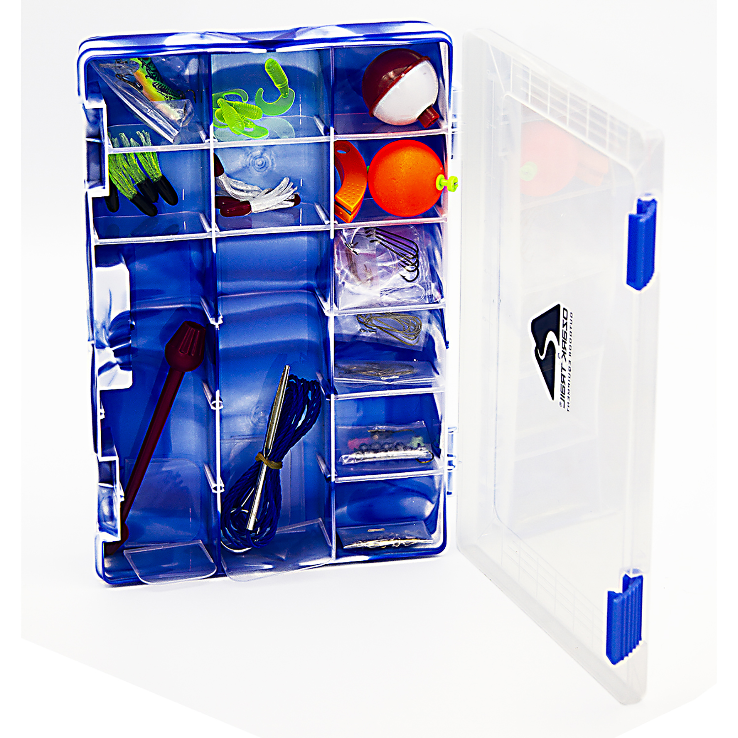 Kit de pesca para principiantes con señuelos variados, flotadores, anzuelos y accesorios 5